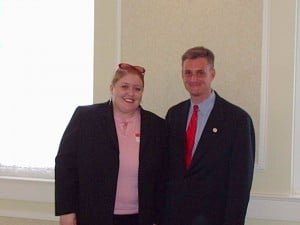 Tara Dallara with South Jersey U.S. Congressman Rob