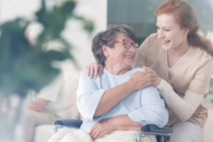 Medical Assistant And Elderly Woman