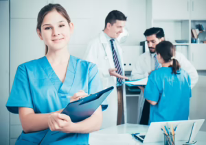 Medical Assistant At Work